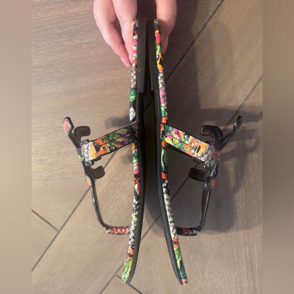 Sam Edelman Carter Sandals - Multicolor Floral Snake-Print - Picture 11 of 12